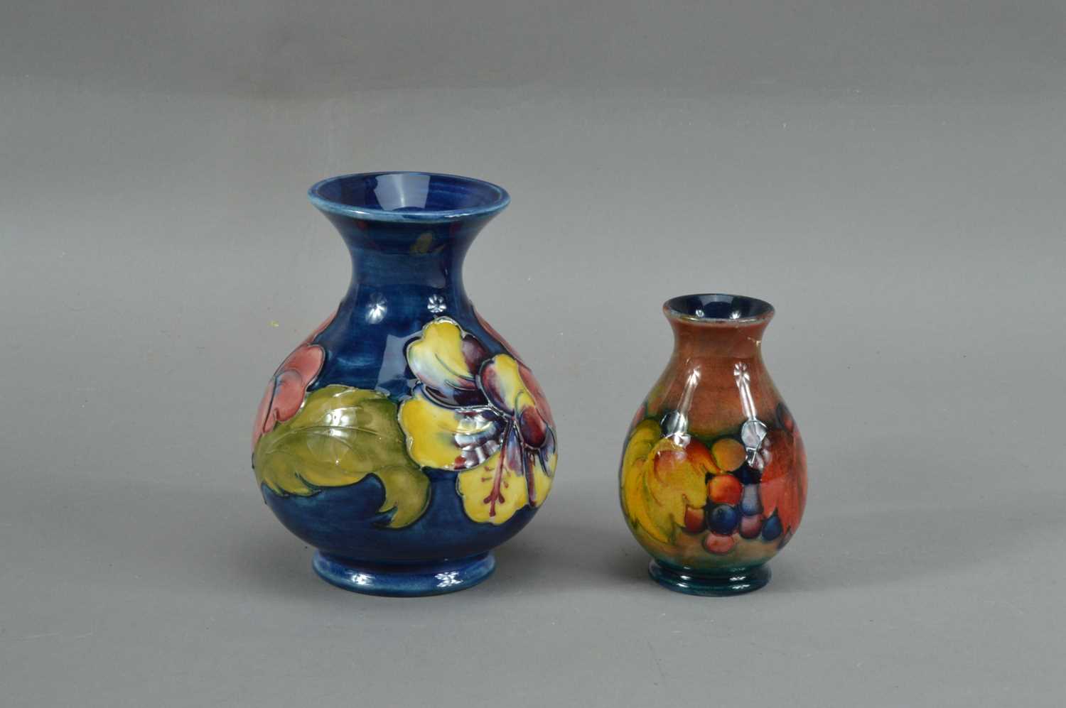 Lot 232 - An early to mid 20th century Moorcroft pottery baluster vase