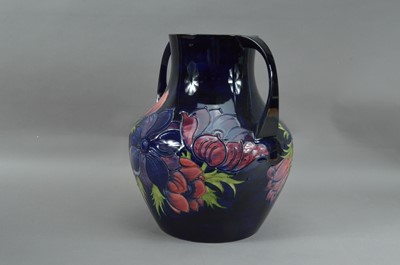 Lot 233 - A large twin handled Moorcroft Pottery vase