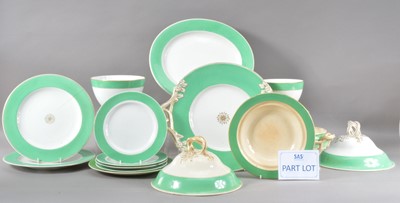 Lot 236 - A large collection of mostly 19th century Kerr & Binns Worcester dinner and tea wares