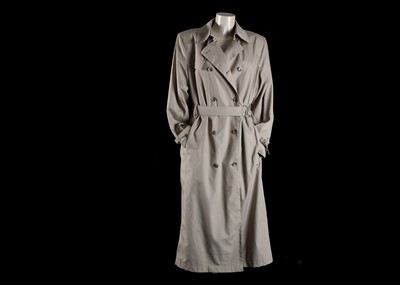 Lot 170 - An American 'London Fog Maincoats' the raincoat in beige with a fleece zip in and out lining