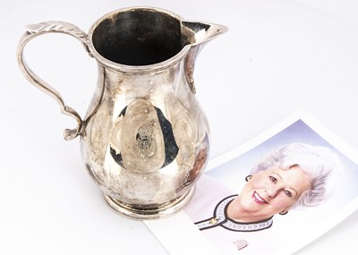 Lot 188 - A George V silver commemorative milk jug