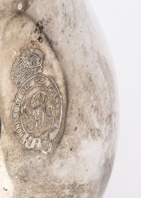 Lot 188 - A George V silver commemorative milk jug