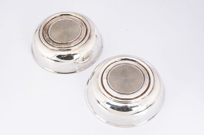 Lot 189 - A pair of silver plated South African bon bon bowls