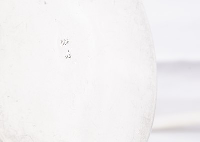 Lot 191 - A continental metal circular box and cover