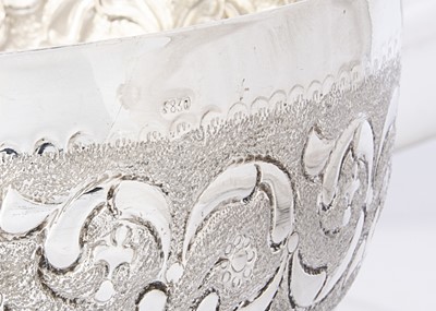 Lot 192 - A continental metal bowl