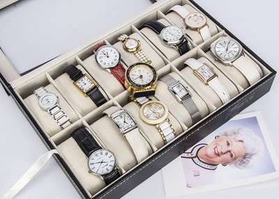 Lot 215 - A quantity of ladies quartz dress wrist watches