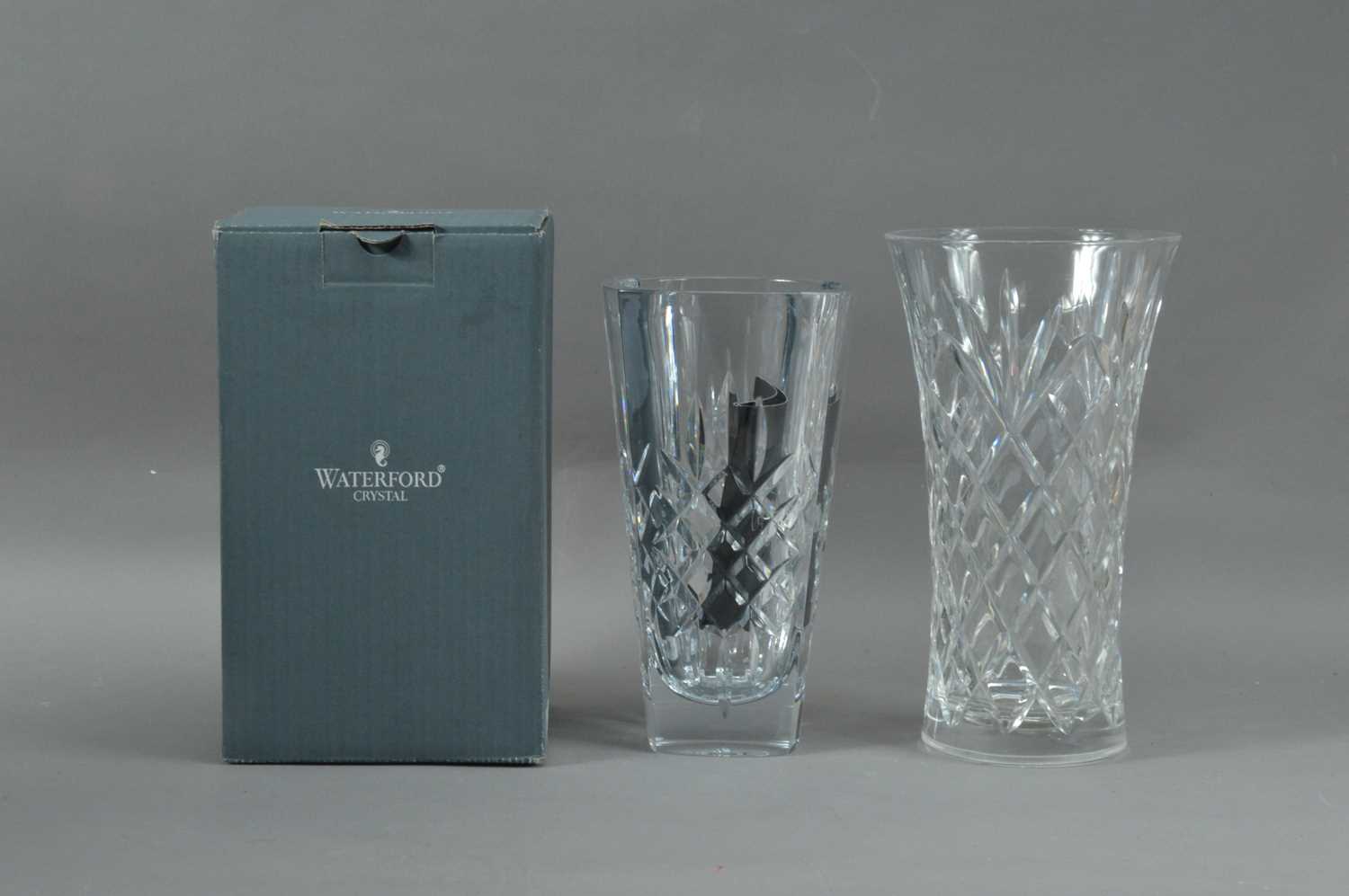 Lot 241 - A Waterford Crystal glass vase