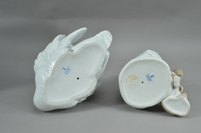 Lot 242 - Two Lladro porcelain figurines