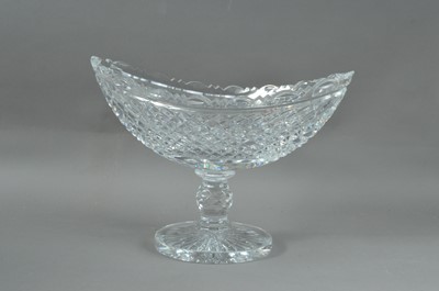 Lot 243 - A Waterford crystal glass Prestige boat bowl