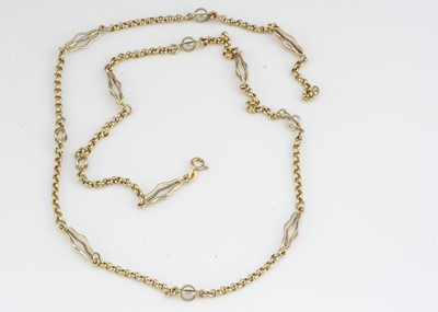 Lot 51 - An 18ct gold chain necklace