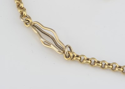 Lot 51 - An 18ct gold chain necklace