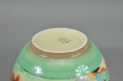 Lot 246 - A professionally restored Clarice cliff Glen Pattern bowl