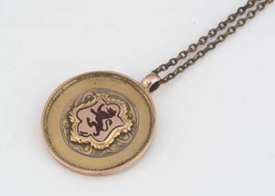 Lot 75 - A 1930s football medallion