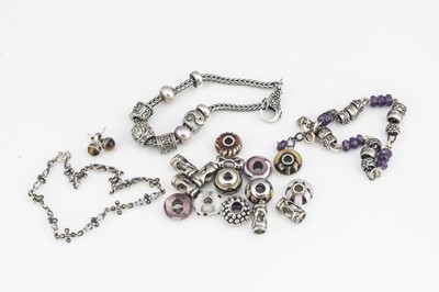 Lot 140 - A collection of silver Troll Beads