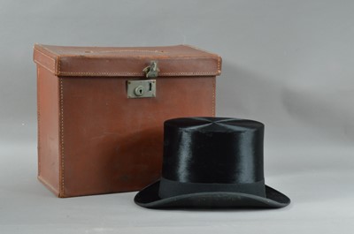 Lot 259 - A silk top hat