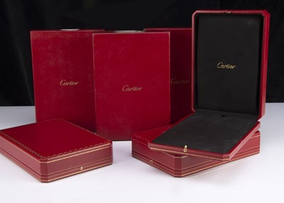 Lot 219 - Three cased Cartier boxes