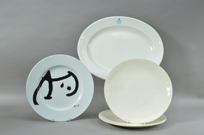 Lot 265 - A reproduction Joan Miro porcelain plate