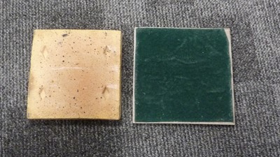 Lot 266 - Two ceramic tiles