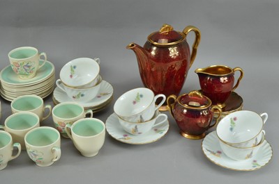 Lot 267 - A collection of part tea and coffee wares