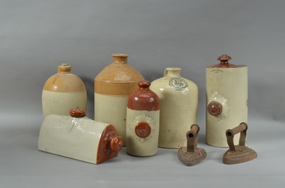 Lot 268 - A collection of stoneware jars
