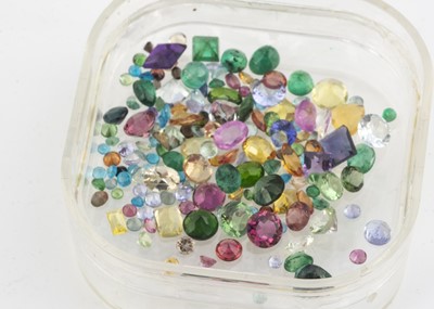 Lot 297 - A collection of coloured gems