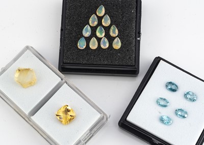 Lot 301 - A collection of gem stones