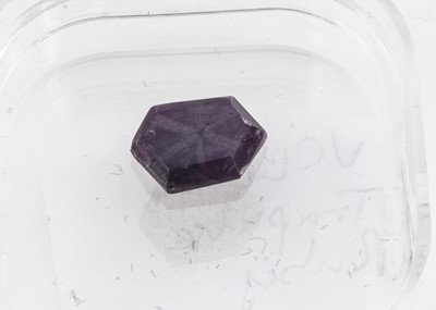 Lot 333 - A certificated fancy cut Ruby