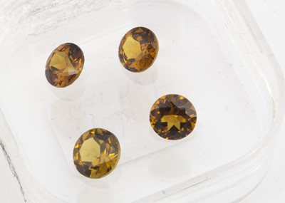 Lot 355 - A collection of four certificated Mali Garnets