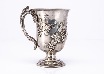 Lot 382 - A Victorian silver Christening tankard by the Barnards