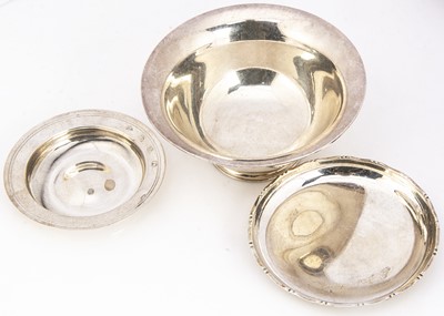 Lot 421 - A 1950 silver bowl from Asprey & Co