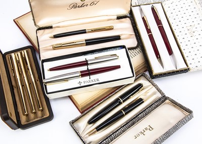 Lot 465 - Five Parker pen sets