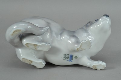 Lot 286 - A Royal Copenhagen porcelain mink