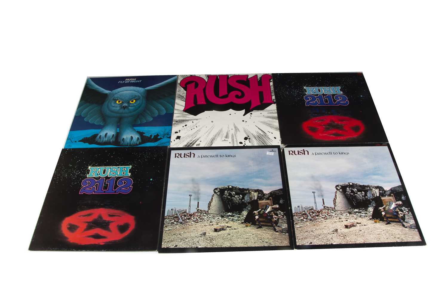 Lot 17 - Rush LPs