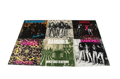 Lot 41 - Ramones LPs / 12" Singles