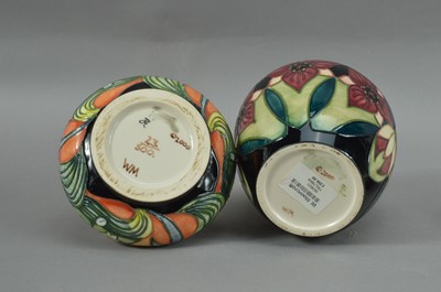 Lot 297 - Two pieces of Moorcroft pottery