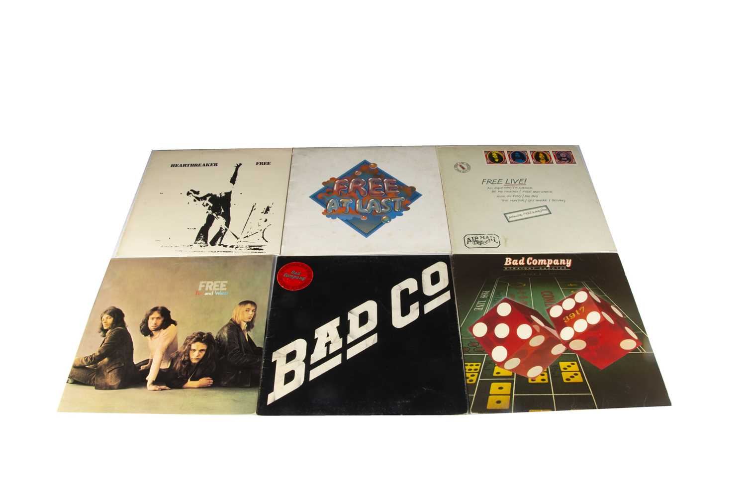 Lot 187 - Free / Bad Company LPs
