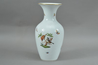 Lot 309 - A Herend porcelain vase