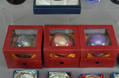 Lot 310 - A collection of glass paperweights