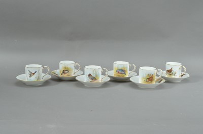 Lot 311 - A Royal Worcester bone China set of tea cups and saucers