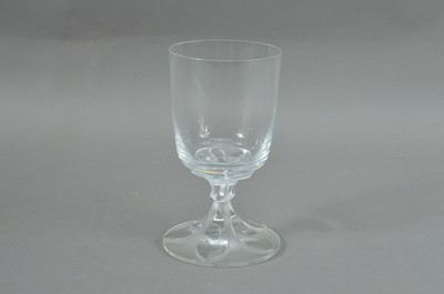 Lot 312 - A Lalique glass footed glass