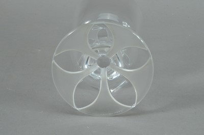 Lot 312 - A Lalique glass footed glass