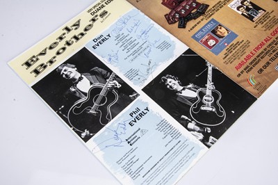 Lot 340 - Everly Brothers / Signed Programmes