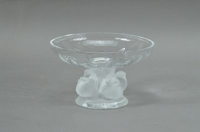 Lot 316 - A Lalique glass footed bowl