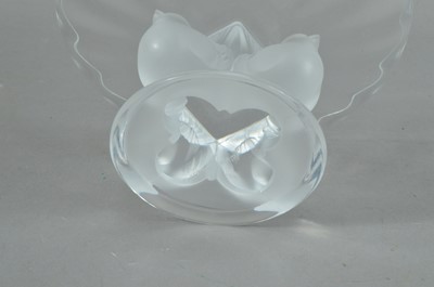 Lot 316 - A Lalique glass footed bowl