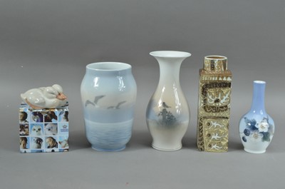 Lot 317 - A collection of Royal Copenhagen ceramics