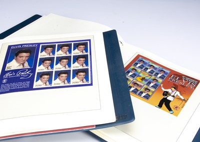 Lot 375 - Elvis Presley Stamp Collection