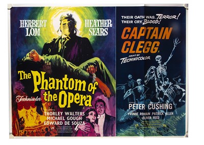 Lot 405 - Captain Clegg / Phantom Of The Opera Quad Poster