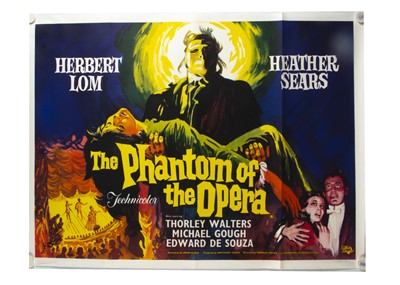 Lot 409 - The Phantom Of The Opera (1962) Quad Poster