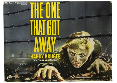 Lot 410 - The One That Got Away (1957) Quad Poster