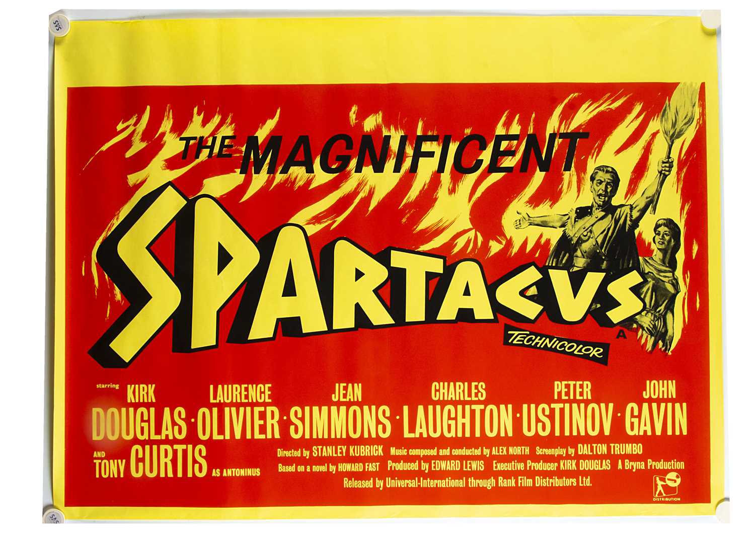 Lot 411 - Spartacus (rr1960) Quad Poster